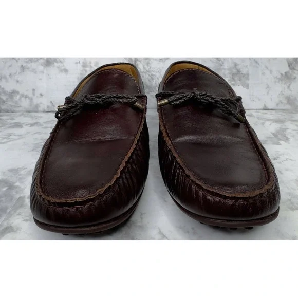NEW Bobbies Paris Men's Lloyd Leather Loafer Sz 45‎ US 11.5 Golf Preppy